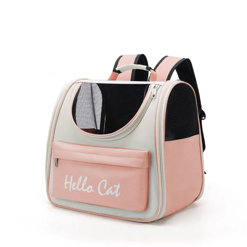 Mochila Pet com Almofada – Para Gatos e Cães Pequenos