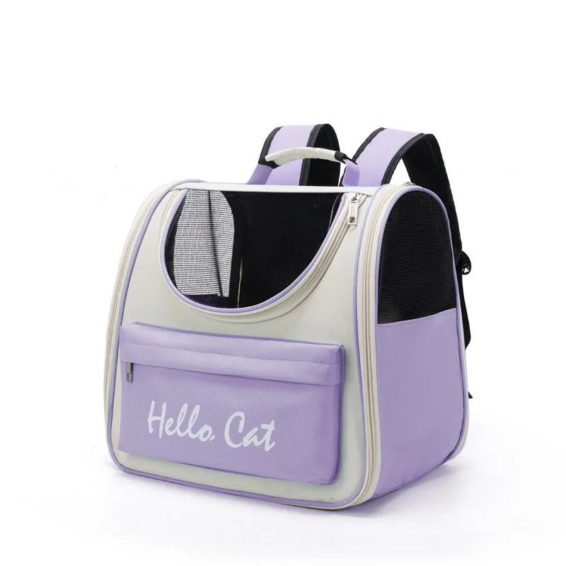 Mochila Pet com Almofada – Para Gatos e Cães Pequenos