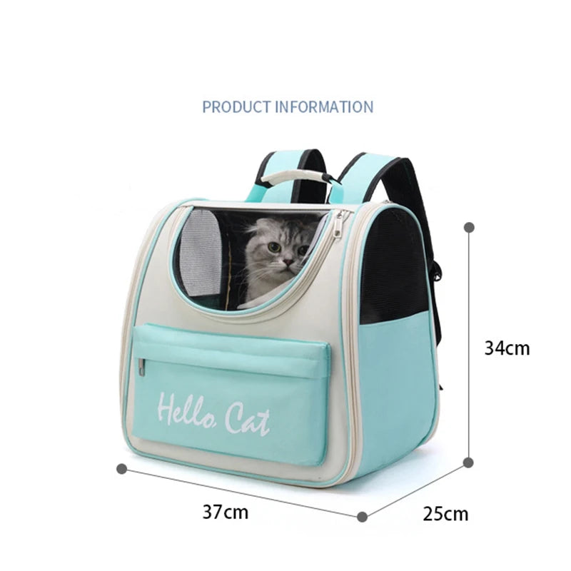 Mochila Pet com Almofada – Para Gatos e Cães Pequenos