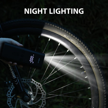 Mini Bomba de Ar Elétrica Portátil – 150 PSI com Lanterna LED