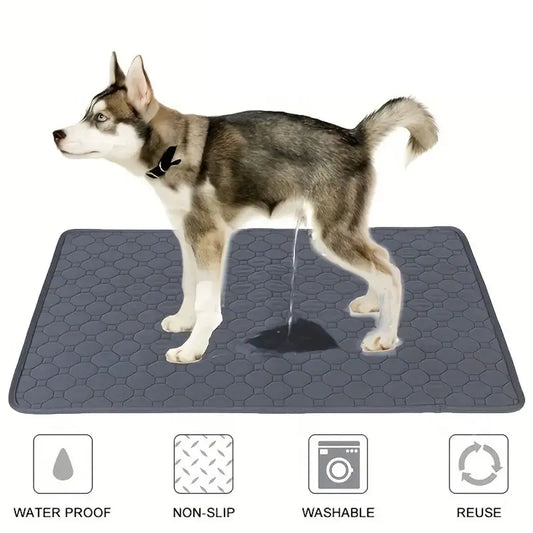 Tapete Higiênico Reutilizável para Cães e Gatos – Impermeável, Lavável e Super Absorvente | Ideal para Treinamento e Proteção de Sofás, Carros e Pisos