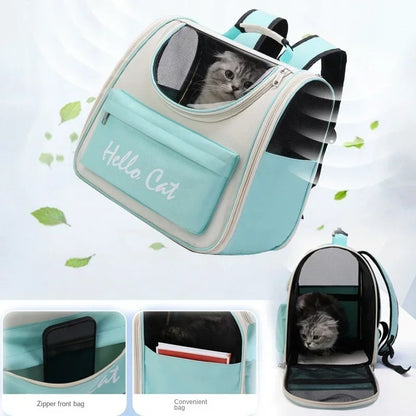 Mochila Pet com Almofada – Para Gatos e Cães Pequenos