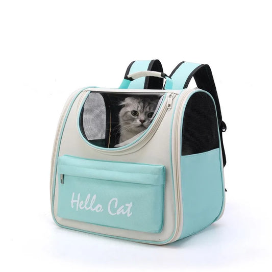 Mochila Pet com Almofada – Para Gatos e Cães Pequenos