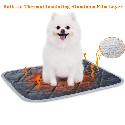 Tapete Térmico Autoaquecido para Pets – Lavável, Antiderrapante e Extra Quente para Cães e Gatos de Pequeno e Médio Porte